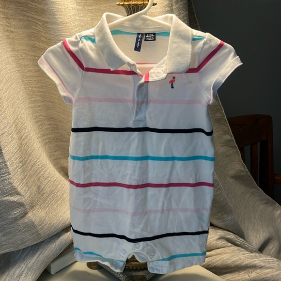 Janie & Jack Polo Romper - Picture 1 of 4